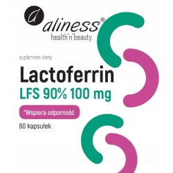 Aliness Lactoferrin LFS 90% LAKTOFERYNA 100mg 60k