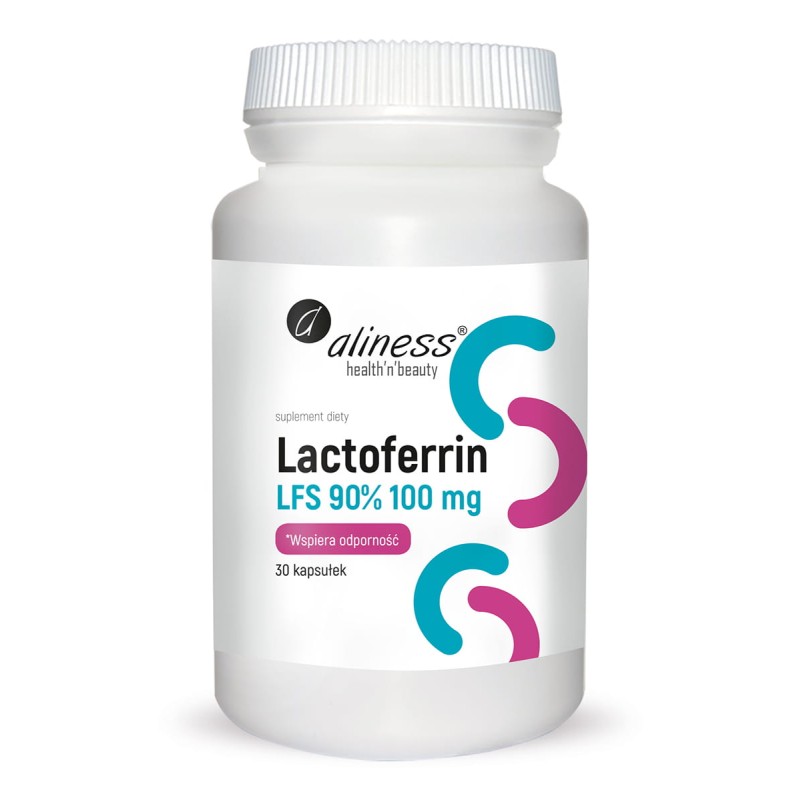 Aliness Lactoferrin LFS 90% LAKTOFERYNA odporność 30k