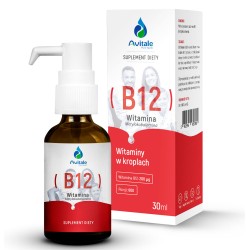 WITAMINA B12 Krople Metylokobalamina 200µg AVITALE