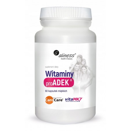 ALINESS ADEK COMPLEX witamina A D E K2 MK7 Karoten