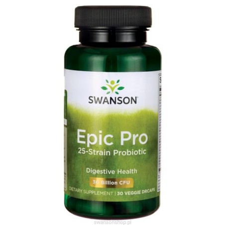 Epic Pro 25 probiotyki kapsułki 30 szt. Suplement diety Swanson Health Products