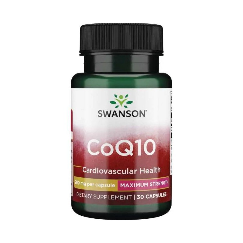 CoQ10 200 mg KOENZYM Q 30 k. Suplement diety Swanson Health Products