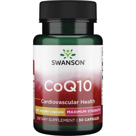 CoQ10 200 mg KOENZYM Q 30 k. Suplement diety Swanson Health Products