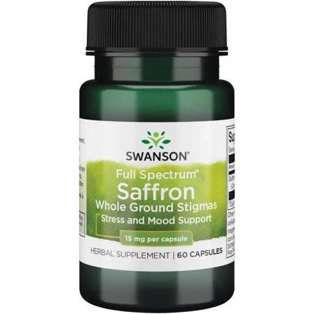 Full Spectrum Szafran Safrron 15mg 60 kaps. Swanson