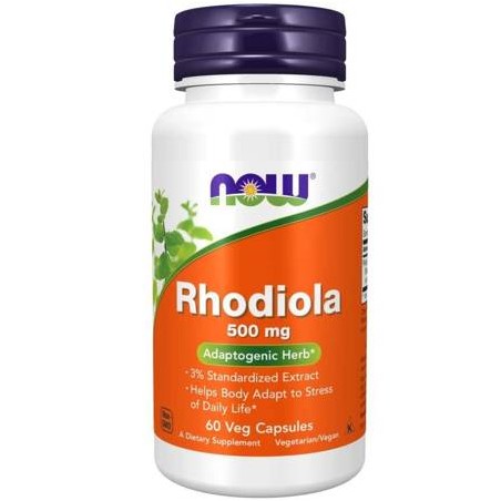 Rhodiola Rosea Różeniec Górski 60k60 kapsułek Suplement diety Now Foods