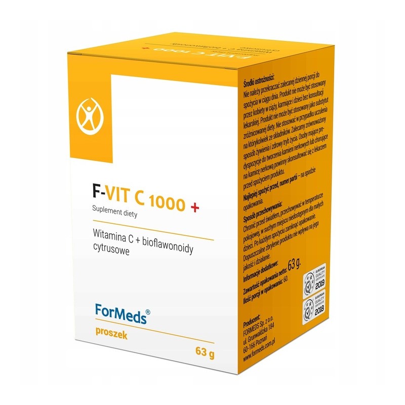 F-Vit C 1000+ bioflawonoidy 60 porcji ForMeds