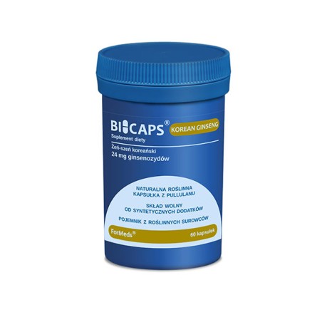 BICAPS KOREAN GINSENG 60 caps. ŻEŃ SZEŃ ForMeds