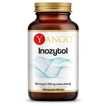 Inozytol ( Mio-inozytol/2000 mg ) 590 mg 120 kaps. YANGO