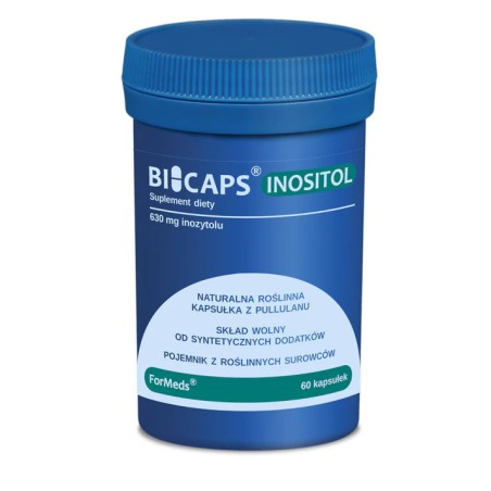 BICAPS INOSITOL 60 caps. INOZYTOL WITAMINA ForMeds