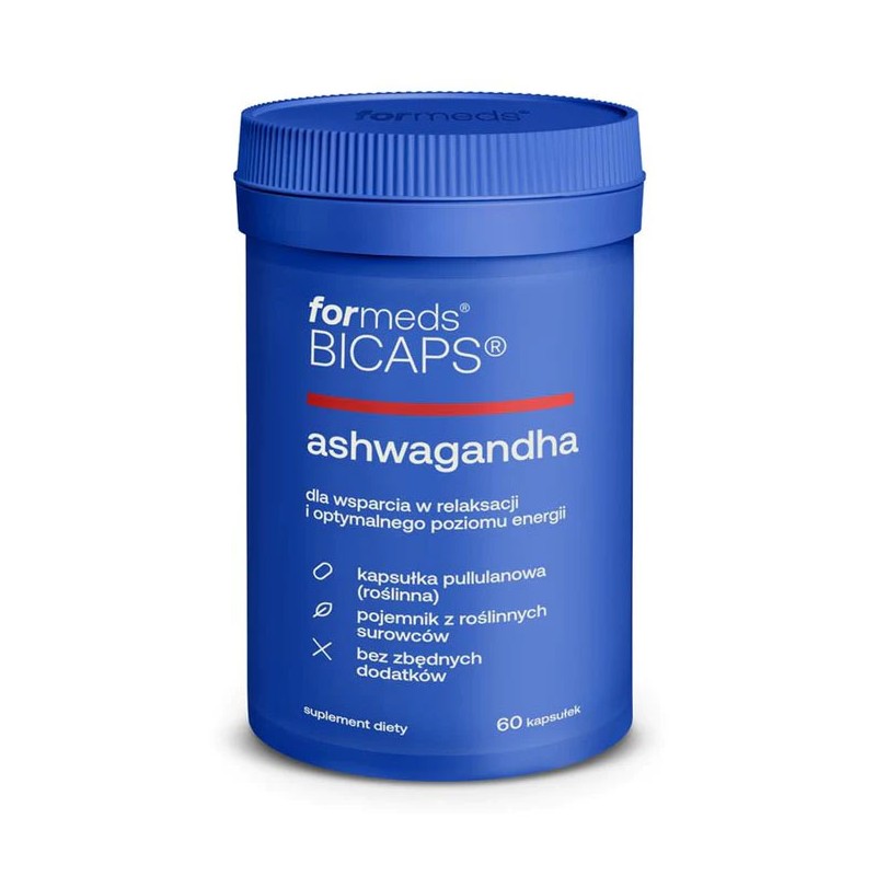 Ashwagandha 60 kaps 10% Witanolidów ForMeds Bicaps