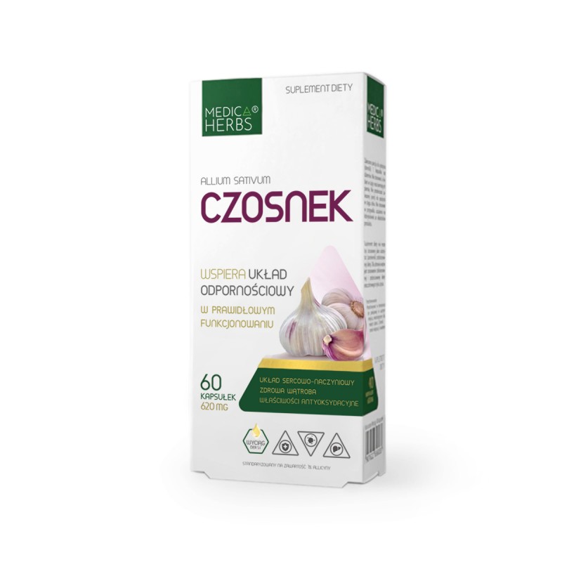 Czosnek SERCE Odporność 60K MEDICA HERBS