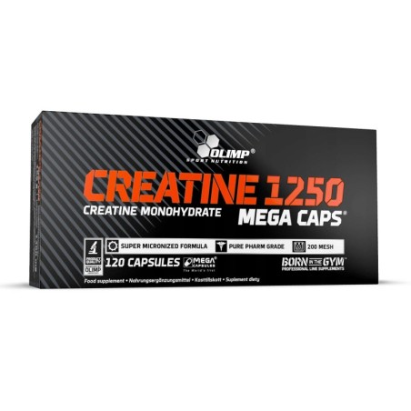 OLIMP KREATYNA CREATINE MEGA CAPS 1250mg MONOHYDRAT KREATYNY - 120 kapsułek