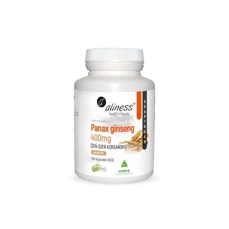 Panax Ginseng (ŻEŃ-SZEŃ KOREAŃSKI) 400mg Aliness