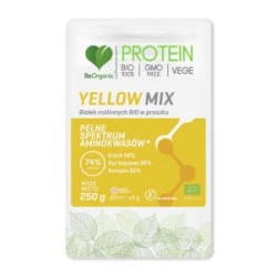 Yellow MIX białek roślinnych BIO 250 g BeOrganic