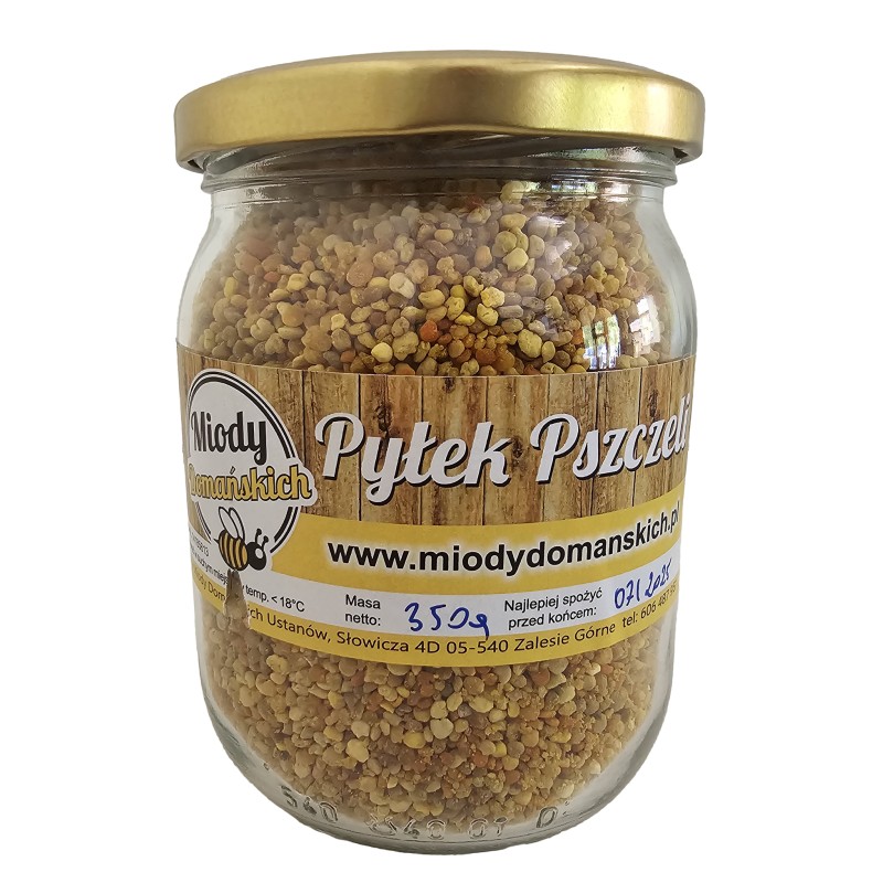 PYŁEK PSZCZELI 350g. Miody Domańskich