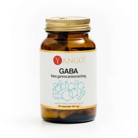 GABA kwas gamma-aminomasłowy 90 Kaps Yango