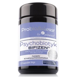 Aliness-ProbioBALANCE, Psychobiotyk BIFIZEN 6,5 mld x 30 vege caps.