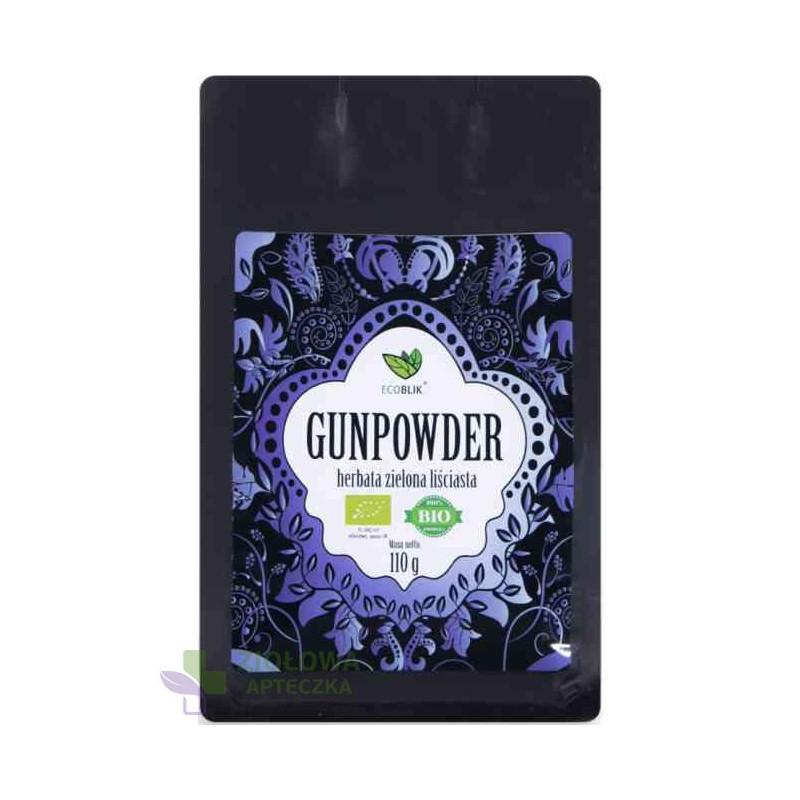 Herbata GUNPOWDER EcoBlik 110g EKO BIO Zielona