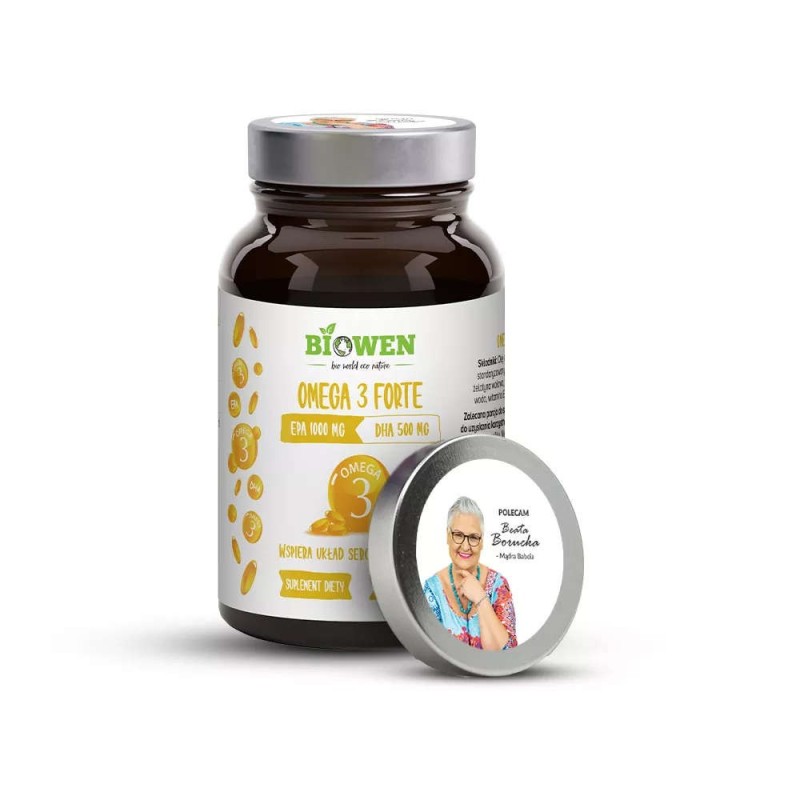 Omega 3 Forte 1000 mg EPA 500 mg DHA 90kaps BIOWEN