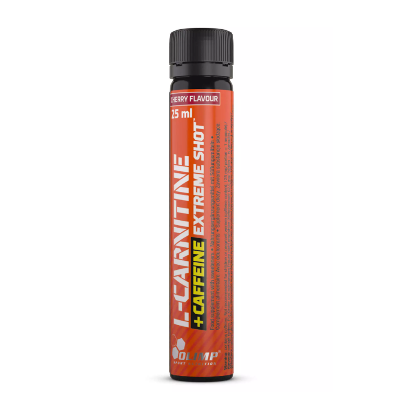 Olimp L-CARNITINE + CAFFEINE EXTREME SHOT 25 ml. wiśnia