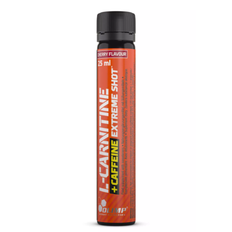 Olimp L-CARNITINE + CAFFEINE EXTREME SHOT 25 ml. wiśnia