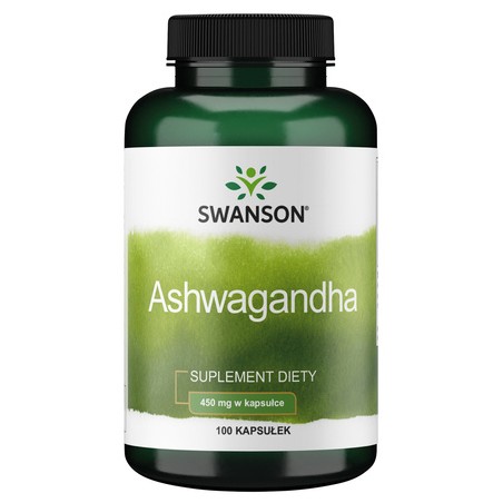 SWANSON Ashwagandha 450mg 100caps - suplement diety