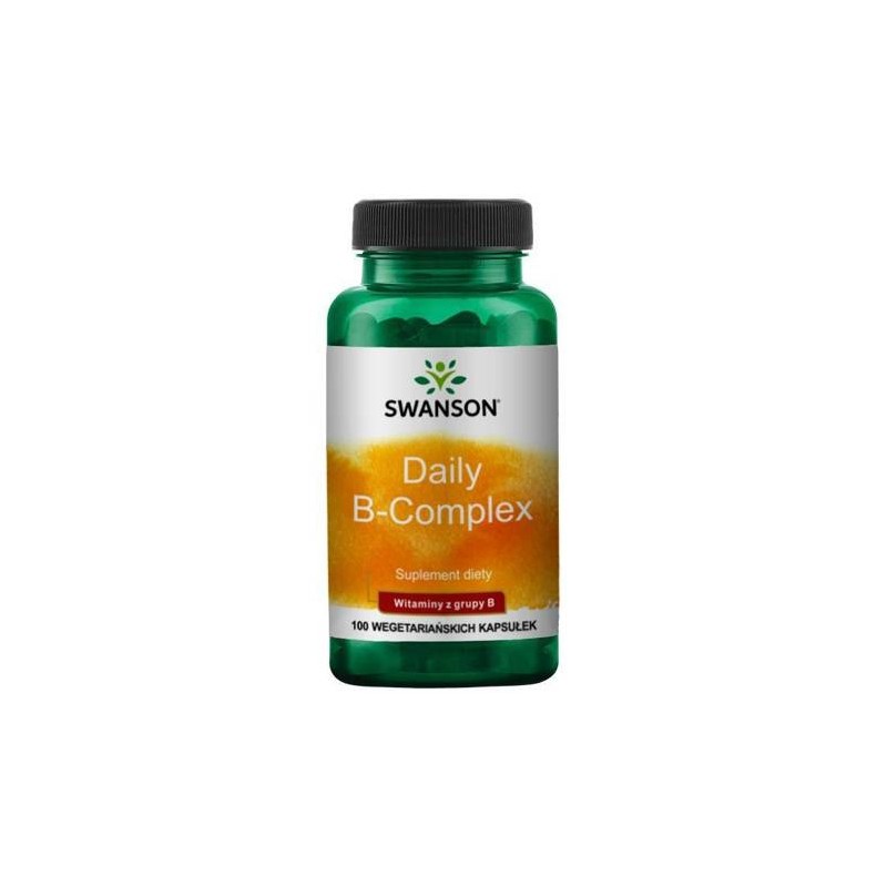 SWANSON Daily B-Complex Tiamina B2 B6 B12 100kaps