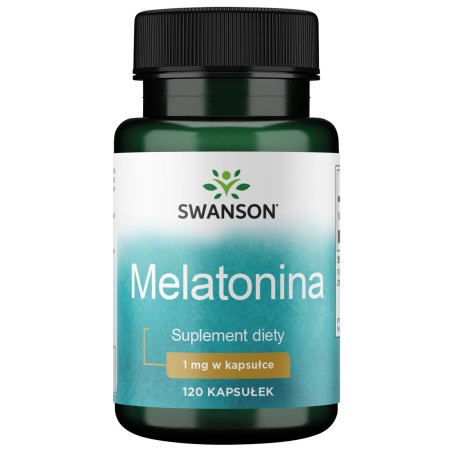 Swanson Melatonina 1 mg 120 kapsułek