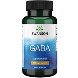 SWANSON GABA 500mg 100 kaps - suplement diety