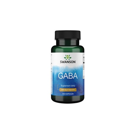 SWANSON GABA 500mg 100 kaps - suplement diety