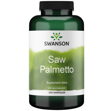 Swanson-Saw Palmetto 540mg 250 caps - suplement diety