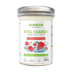 Biowen Elektrolity Vital Charge+  malinowe – 250 g Hempking