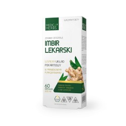 Imbir lekarski 600 mg.  60...