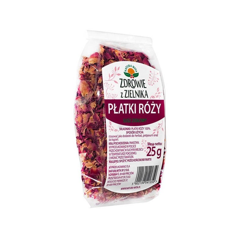 Płatki Róży 25g Natura Wita