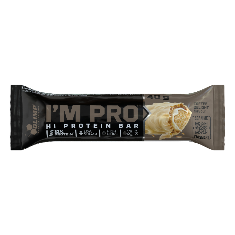 Olimp I'M PRO Protein Bar - 40 g  kawowy baton wysokobiałkowy