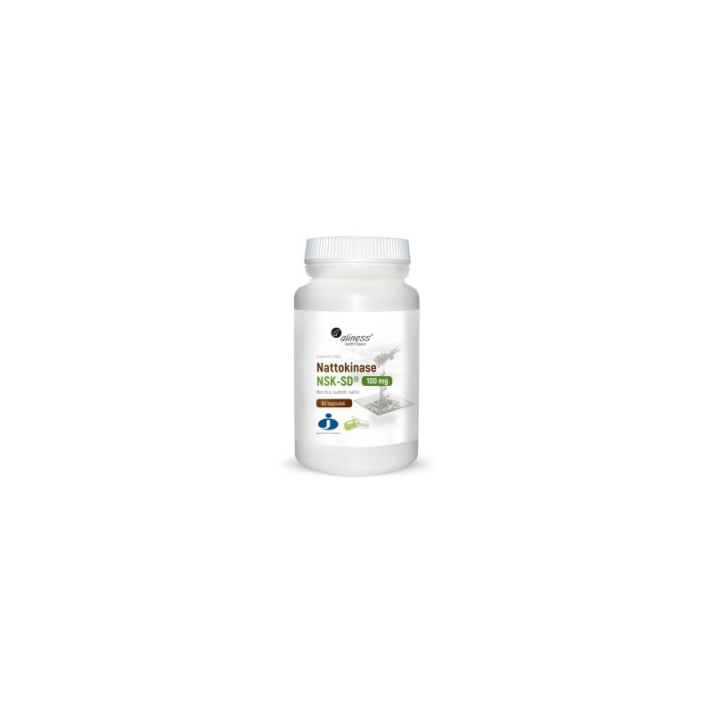 ALINESS Nattokinase NSK-SD® 100 mg x 60 Vege Caps