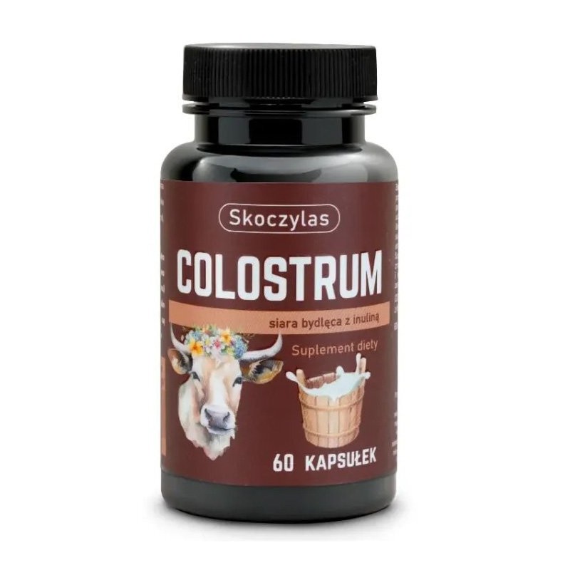 Skoczylas Colostrum siara bydlęca z inuliną - 60 kaps.