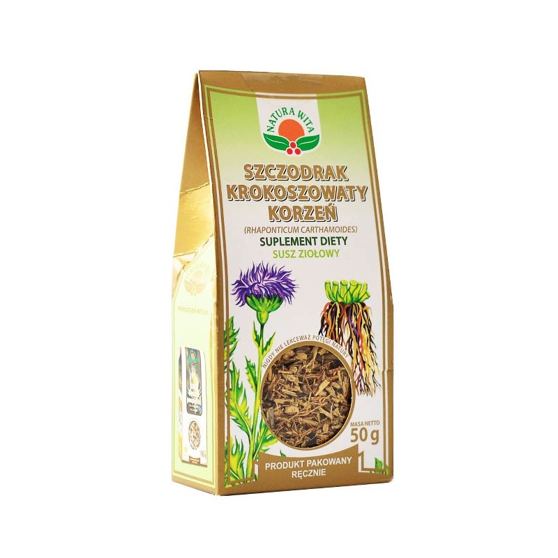 SZCZODRAK KROKOSZOWATY KORZEŃ KROJONY (LEUZEA) - 50g Natura Wita