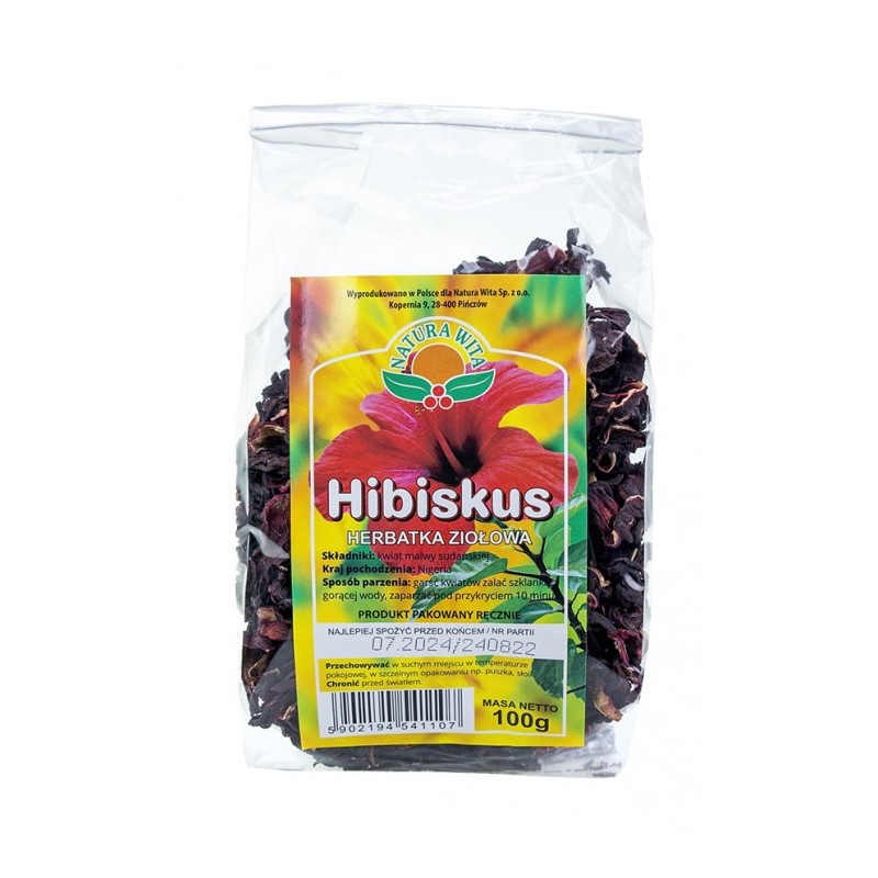 NATURA WITA-HIBISKUS KWIAT - 100g