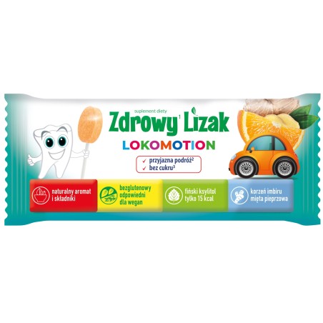 Zdrowy lizak Mniam-Mniam LOKOMOTION (ŁEZKA) STARPHARMA