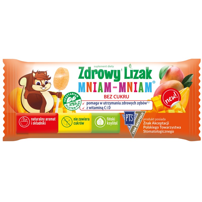 Zdrowy lizak Mniam-Mniam mango STARPHARMA