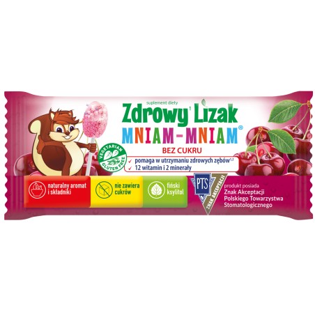 Zdrowy lizak Mniam-Mniam wiśnia STARPHARMA