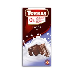 Torras-Czekolada mleczna bez dodatku cukru 75 g