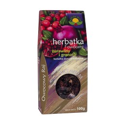 HERBATKA Z OWOCAMI ŻURAWINY I GRANATU - 100g Natura Wita