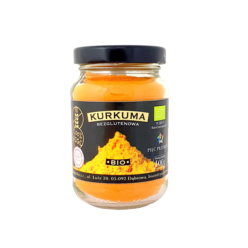 Kurkuma BIO 100 g Pięć Przemian