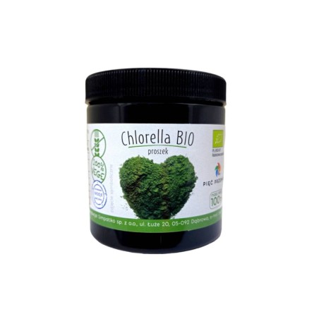 Chlorella proszek BIO 100 g - Pięć Przemian