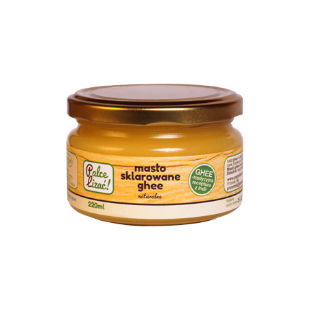 Masło sklarowane Ghee naturalne 220 ml Palce Lizać