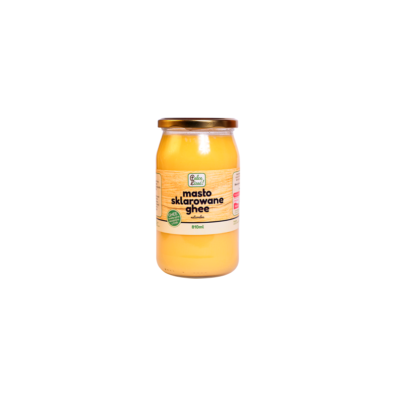 Sklarowane masło Ghee naturalne 810 ml Palce Lizać