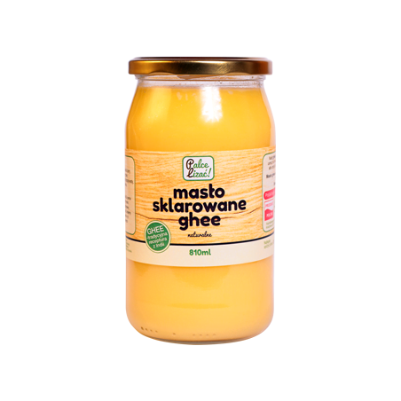 Sklarowane masło Ghee naturalne 810 ml Palce Lizać