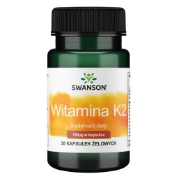 Swanson Witamina K2 100mcg 30 kapsułek